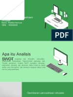 Tugas Analisis SWOT Perusahaan Shopee