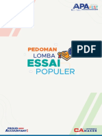 Pedoman Lomba Esai Populer 2021