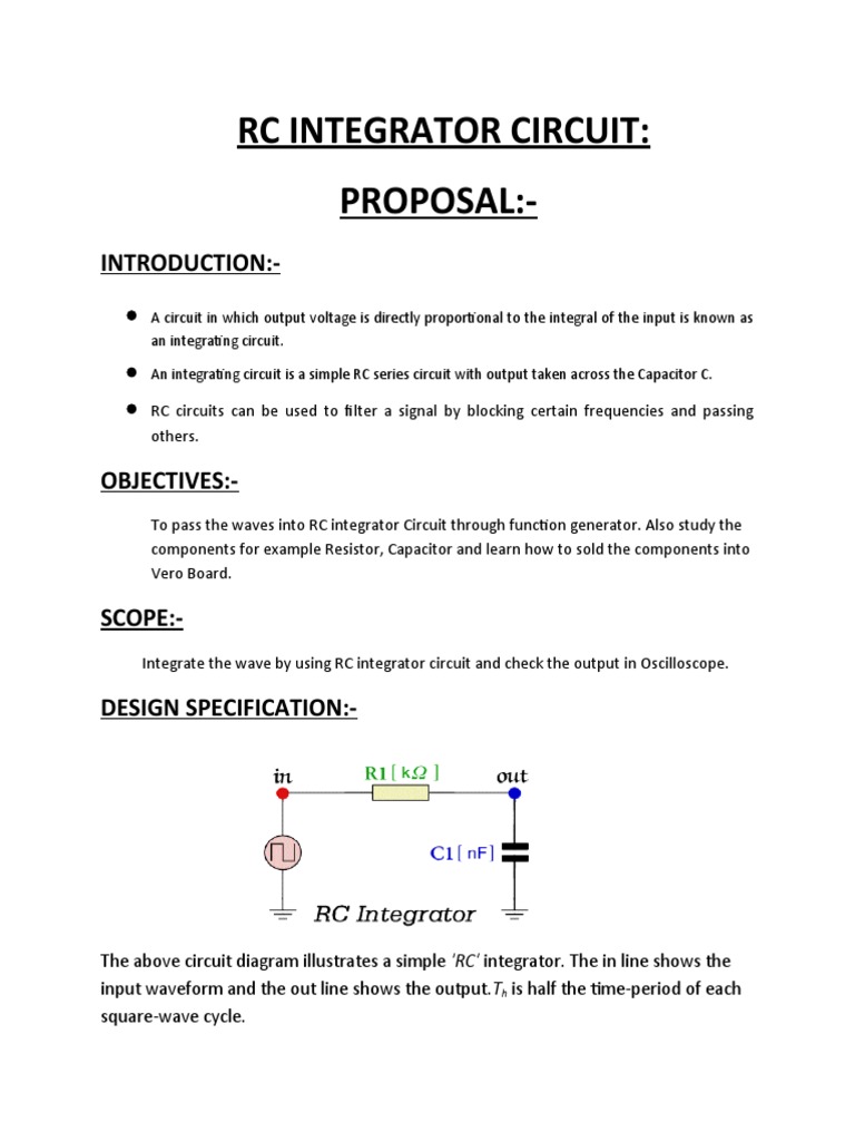 RC Integrated Circuit | PDF | Electronic Circuits | Capacitor