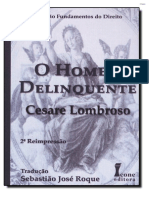 O Homem Delinquente - Cesare Lombroso - 2010
