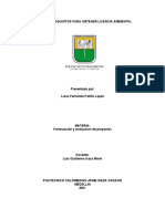 Licencia Ambiental y Diagnóstico Ambiental de Alternativas