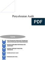 12,13. Penyelesaian Audit