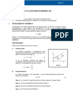 Informe de Ecuaciones Empiricas