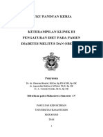 Manual Penghitungan Kebutuhan Gizi Pada Pasien DM