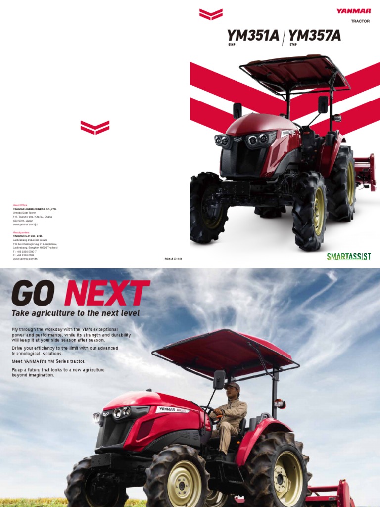 YANMAR YM Series Tractor Overview | PDF | Fuel Injection | Tractor