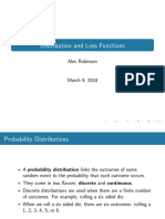 Distribution and Loss Functions: Alex Robinson