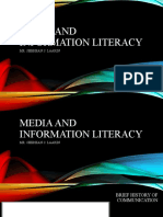 Media and Information Literacy Demo
