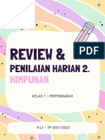 BAB 2. HIMPUNAN (Review & Penilaian Harian) Gf - Pertemuan 8