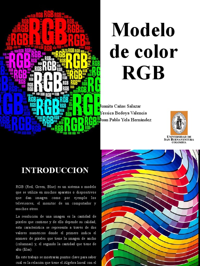 Modelo de Color RGB | PDF | Color | Modelo de color Rgb