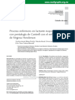 Proceso enfermero en lactante con pentalogía de Cantrell