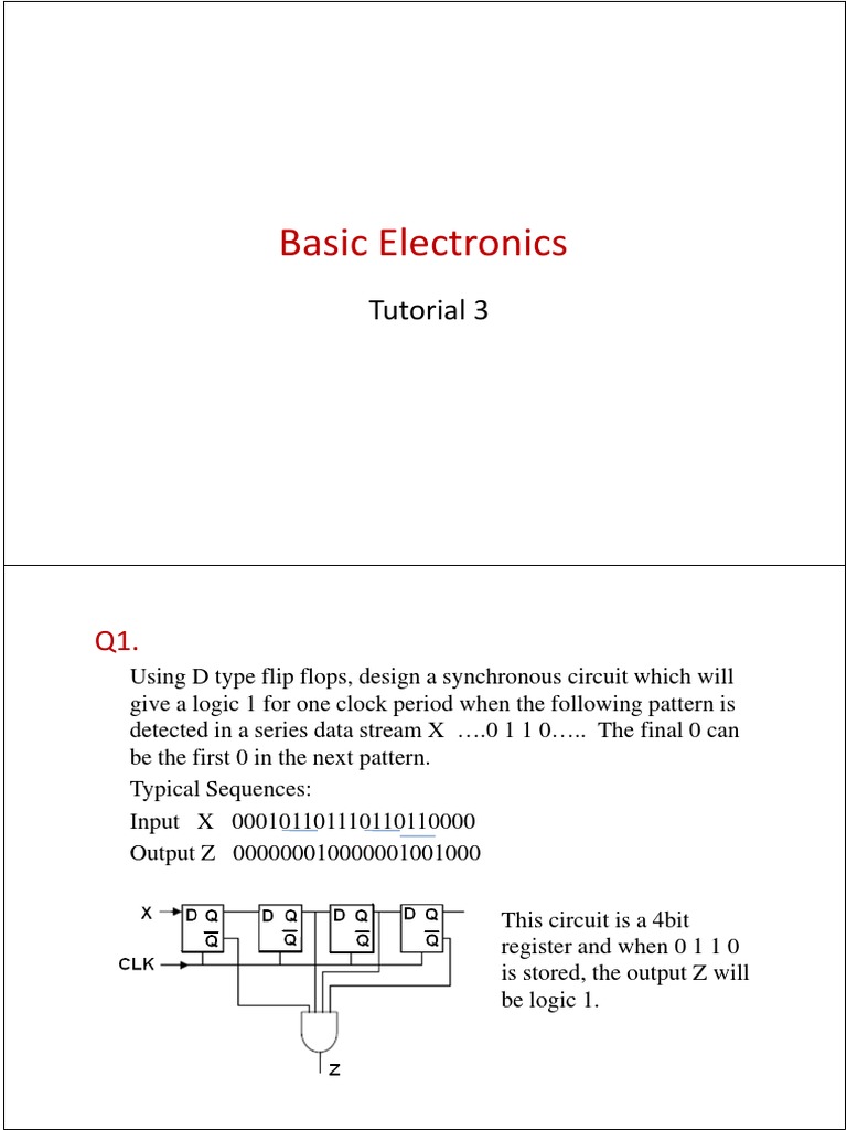 Synchronous Circuit Design Tutorial | PDF
