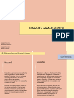 Disaster Management: Preventing and Preparing for Emergencies