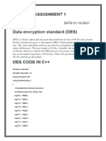 DES Encryption Code in C