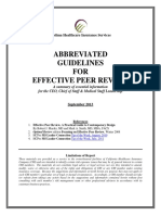 Guidelines For Effective Peer Review 2013