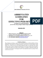 Guidelines for Effective Peer Review 2013