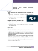 Materi 2 (Sistem Koordinat Penggambaran Model 3d)