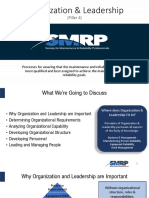 SMRP Pillar 4 Organization and Leadership
