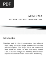 AENG 213: Metallic Aircraft Construction