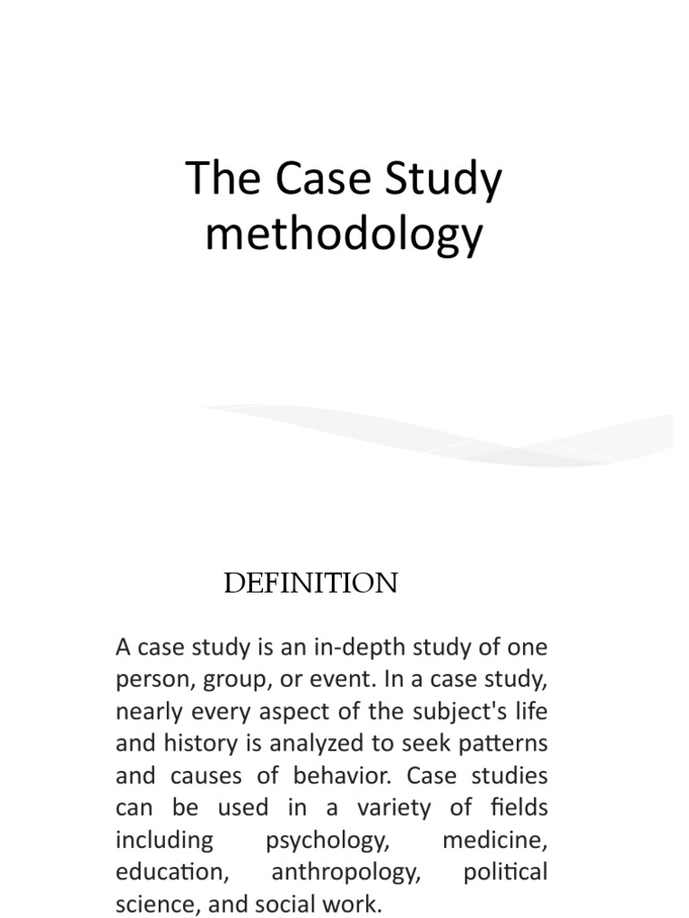 Understanding Case Study Methodology | PDF | Case Study | Pain Management