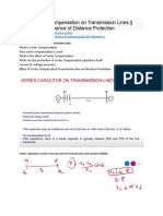 Lec-5 Series Compensation On Transmission Lines Effect On Performance of Distance Protection