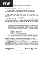 Sample Deed of Absolute Sale SEVILLANO