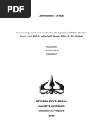 Download Paper TA - Comment on 5 Articles by Aan Ahmad Anshari SN53796723 doc pdf