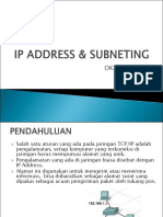 IPv4 Addressing dan Pengalamatan Jaringan