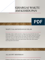 MENGHARGAI WAKTU DALAM KEHIDUPAN