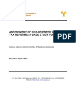 Assessment of Co2-Oriented Vehicle Tax Reforms: A Case Study For Greece