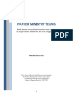 Prayer Ministry Teams
