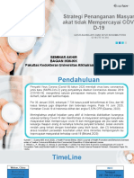 Seminar Akhir - Strategi Penanganan Masyarakat Tidak Mempercayai Covid-19 - Gusti Agung Ayu Diah - 13 18 777 14 314