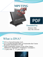 Seminar On Dna Computing 2011