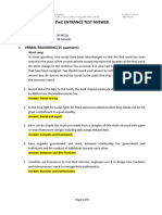 Sapp - PWC Entrance Test Answer