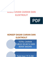 Kebutuhan Cairan Dan Elektrolit: by Made Juliani, S.ST.,S.Kep - Ns