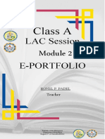 LAC Session E-Portfolio: Class A