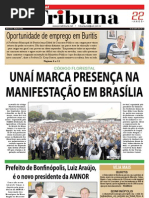 JORNAL TRIBUNA - EDIÇÃO 284 -  ABRIL DE 2011 - UNAÍ-MG