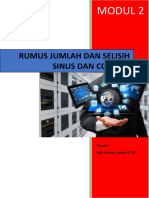 Rumus Jumlah Dan Selisih Sinus Dan Cosinus