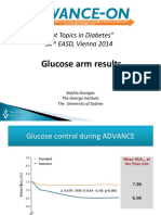 ADVANCE-On EASD Glucose Arm Results