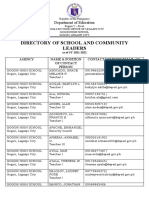 Directory of School and Community Leaders