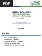 Week 4 - Classification Alternative Techniques