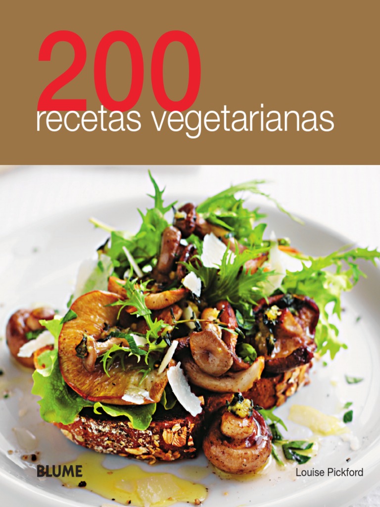 200 Recetas Vegetarianas | PDF | ensalada | Cilantro