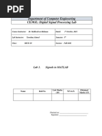 DSP Lab - 1 CE