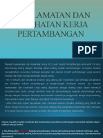 Keselamatan Dan Kesehatan Kerja Pertambangan