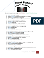 Complete The Sentences Using Or: Present Perfect