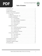 Compensation Management Report On EFU Life Insurance