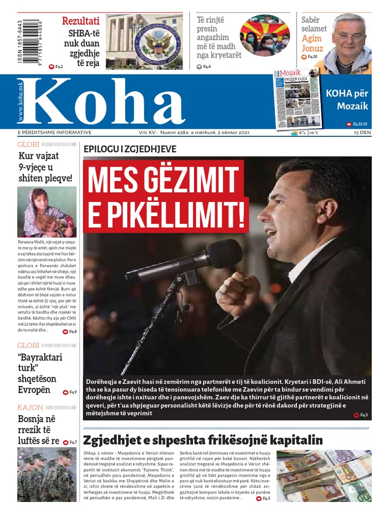 Gazeta Koha WWW Koha.mk 03112021 PDF