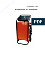 Electric Brake Oil Changing and Cleaning Machine: Environmentally Friendly