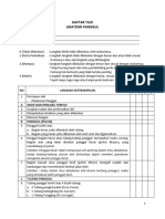 DAFTAR TILIK Anatomi Panggul New