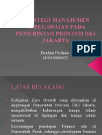 Strategi Manajemen Kepegawaian Pada Pemerintah Provisi Dki Jakarta