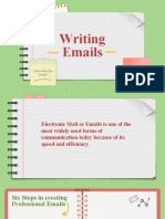 Writing Emails: Here Starts The Lesson!